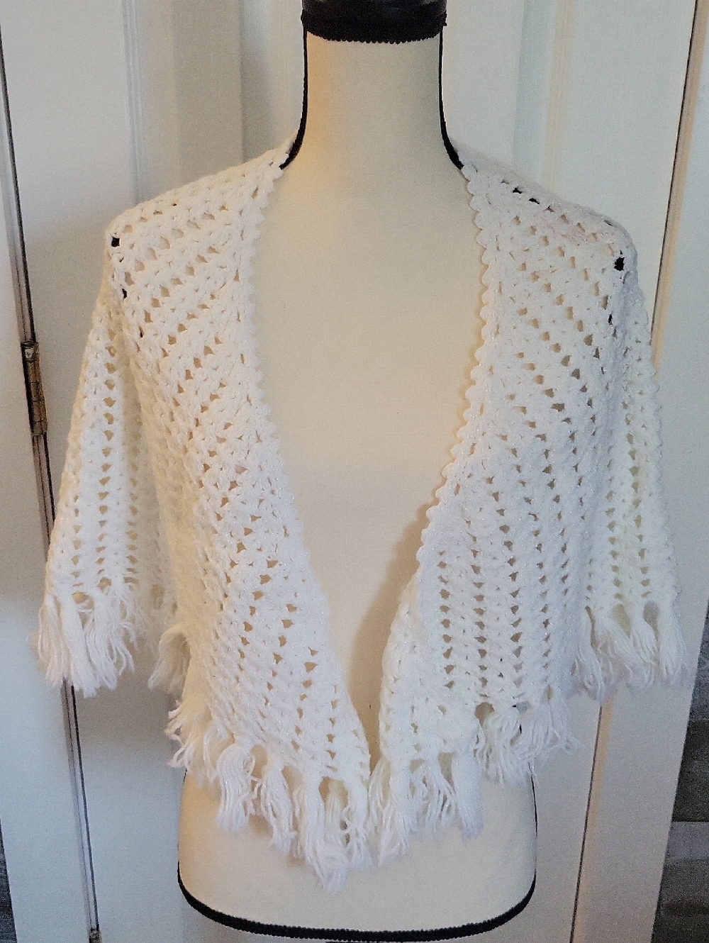 Crochet Fringe Shawl